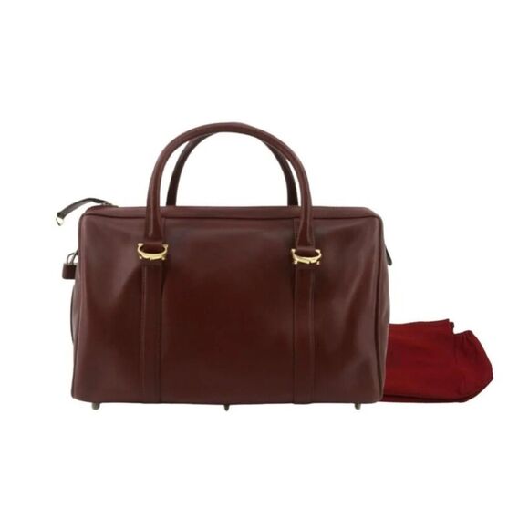 Cartier Handbags - Cartier Vintage Boston Bag- Must de Cartier Line
